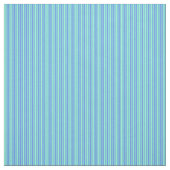 Cornflower Blue & Aquamarine Streifenmuster Stoff (Muster)