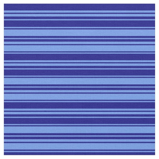 Cornflower Blue & Blue Streifen/Linienmuster Stoff (Nahaufnahme)