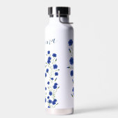 Cornflower Blue Botanical Trinkflasche (Links)