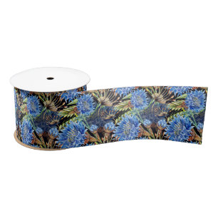 Cornflower Blue Bridal Wedding Satinband