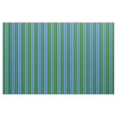 Cornflower Blue & Dark Green Colos Muster Stoff (Fat Quarter (45,7 x 55,9 cm))