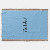 Cornflower Blue Decke (Vorderseite)