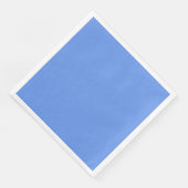 Cornflower Blue Dinner Paper Napkin Serviette (Ecke)