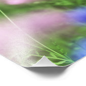 Cornflower Blue Foto Print (Ecke)