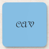 Cornflower Blue Getränkeuntersetzer (Vorderseite)