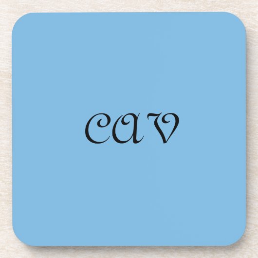 Cornflower Blue Getränkeuntersetzer (Vorderseite)
