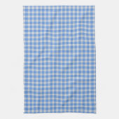 Cornflower Blue Gingham Check Pattern  Geschirrtuch (Vertikal)