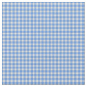 Cornflower Blue Gingham Check Pattern  Stoff (Nahaufnahme)