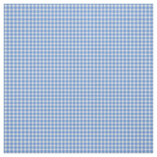 Cornflower Blue Gingham Check Pattern  Stoff (Muster)