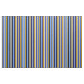 Cornflower Blue, Goldenrod, Cyan, Black & Blue Stoff (Fat Quarter (45,7 x 55,9 cm))