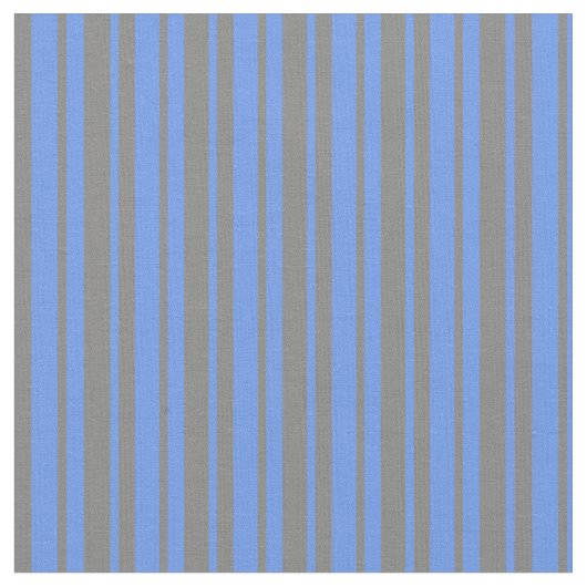 Cornflower Blue & Gray Lines Stoff (Nahaufnahme)