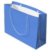 Cornflower Blue Große Geschenktüte (Rückseite Schrägansicht)