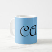 Cornflower Blue Kaffeetasse (Vorderseite Links)