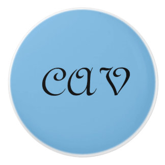 Cornflower Blue Keramikknauf