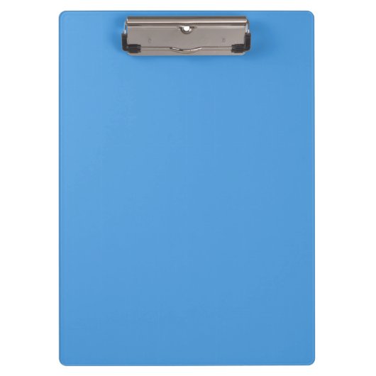 Cornflower Blue Klemmbrett (Vorderseite)