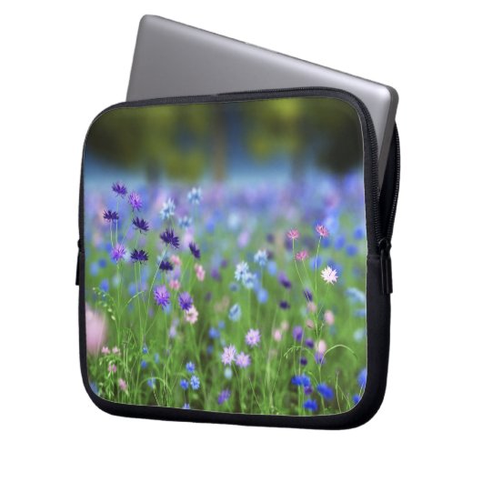 Cornflower Blue Laptop Sleeve (Vorderseite Links)