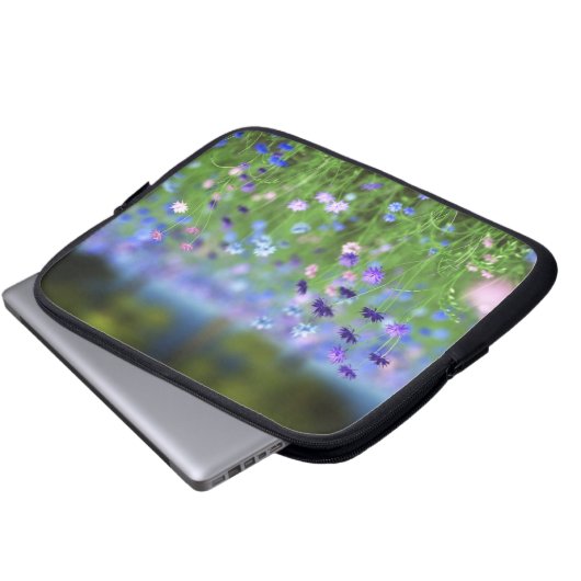 Cornflower Blue Laptop Sleeve (Vorne Knopf)