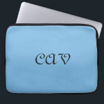 Cornflower Blue Laptopschutzhülle<br><div class="desc">Diese wunderschöne,  blaue Kornblume behalte dir warm,  wenn du blau bist. Es kann auch personalisiert sein,  es zu einer eigenen Decke zu machen</div>