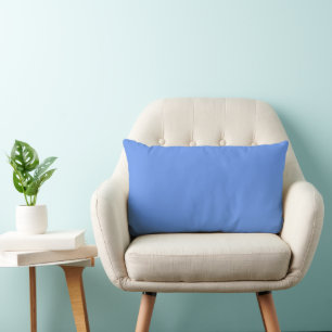 Cornflower Blue Lumbar Pillow Lendenkissen