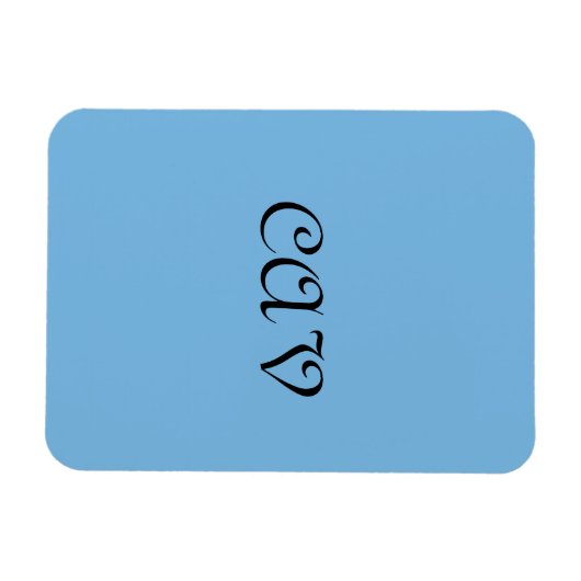 Cornflower Blue Magnet (Horizontal)
