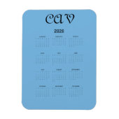 Cornflower Blue Magnet (Vertikal)