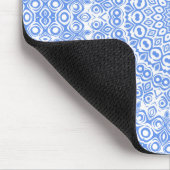 Cornflower Blue Mandala Muster Mousepad (Ecke)