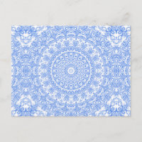 Cornflower Blue Mandala Muster