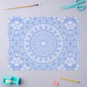 Cornflower Blue Mandala Muster Seidenpapier (Basteln)