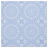 Cornflower Blue Mandala Muster Stoff (Muster)
