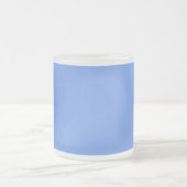 Cornflower Blue Mattglastasse (Mittel)