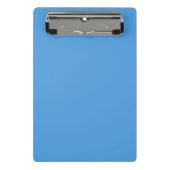 Cornflower Blue Mini Klemmbrett (Vorderseite)