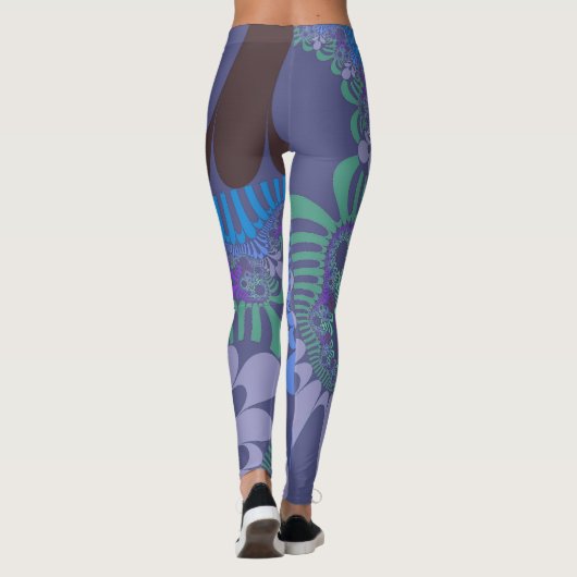 Cornflower Blue Mod Leggings (Rückseite)