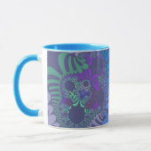 Cornflower Blue Mod Tasse (Links)