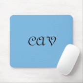 Cornflower Blue Mousepad (Mit Mouse)
