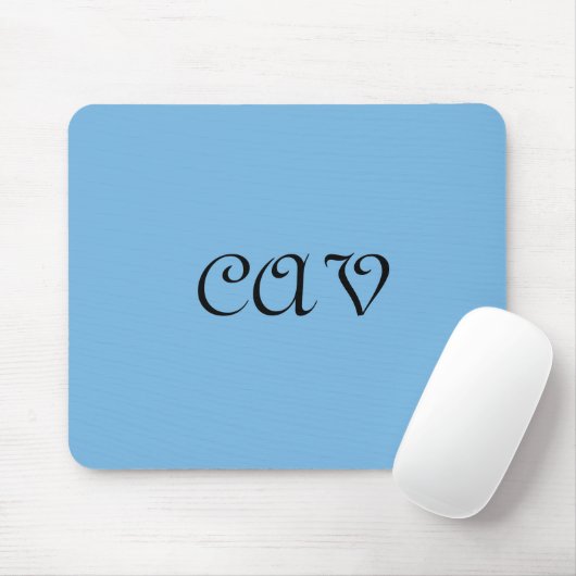 Cornflower Blue Mousepad (Mit Mouse)