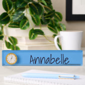 Cornflower Blue Namensplakette