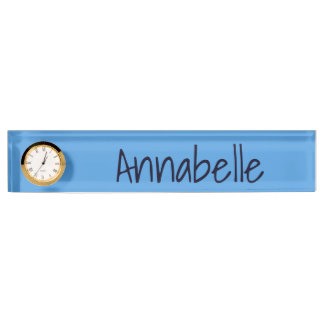 Cornflower Blue Namensplakette