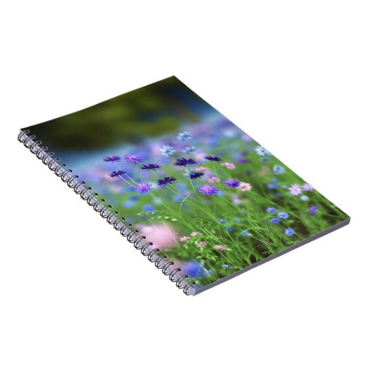 Cornflower Blue-Notebook Notizblock (Rechte Seite)