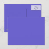 Cornflower Blue Postcard Postkarte (Vorne/Hinten)