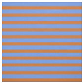 Cornflower Blue & Schokolade Farbiges Muster Stoff (Muster)