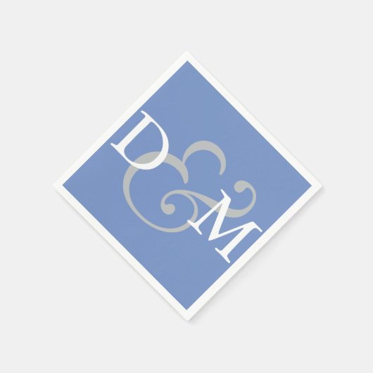 Cornflower Blue Serviette (Ecke)