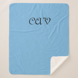 Cornflower Blue Sherpadecke