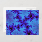 Cornflower Blue Speckle Postkarte (Vorne/Hinten)