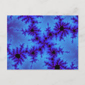 Cornflower Blue Speckle Postkarte (Vorderseite)