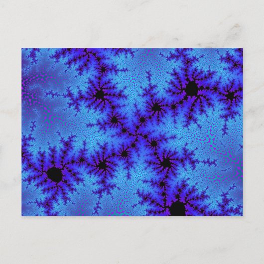 Cornflower Blue Speckle Postkarte (Vorderseite)