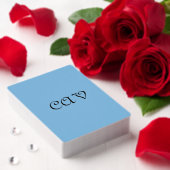 Cornflower Blue Spielkarten (Insitu (Valentinstag))
