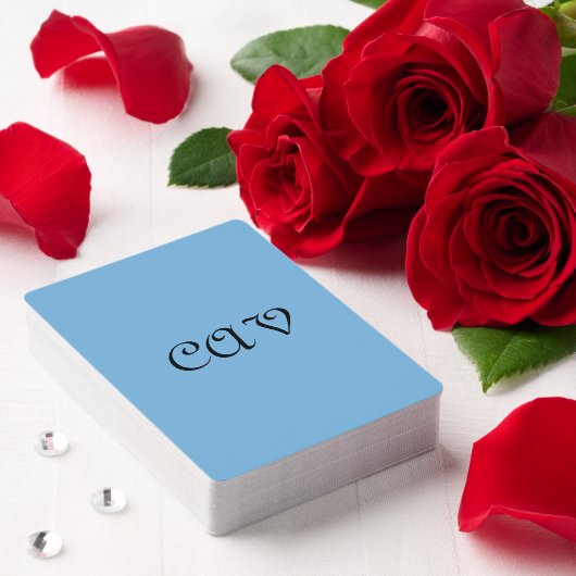 Cornflower Blue Spielkarten (Insitu (Valentinstag))