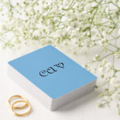 Cornflower Blue Spielkarten (Insitu (Hochzeit))