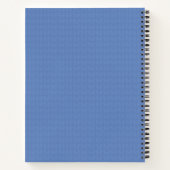 Cornflower Blue Strick Schnell, Die Warmes Noteboo Notizblock (Rückseite)