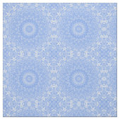 Cornflower Blue Symmetry Mandala Stoff (Muster)